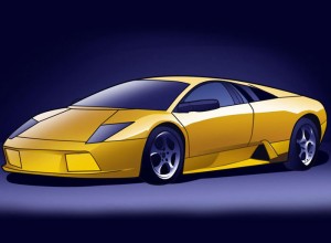 Учиться рисовать Lamborghini Murcielago