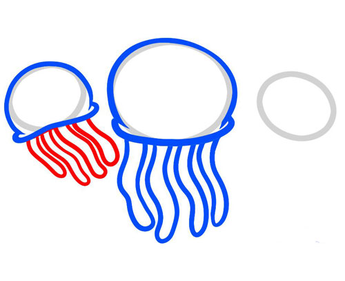 Как рисовать медузу