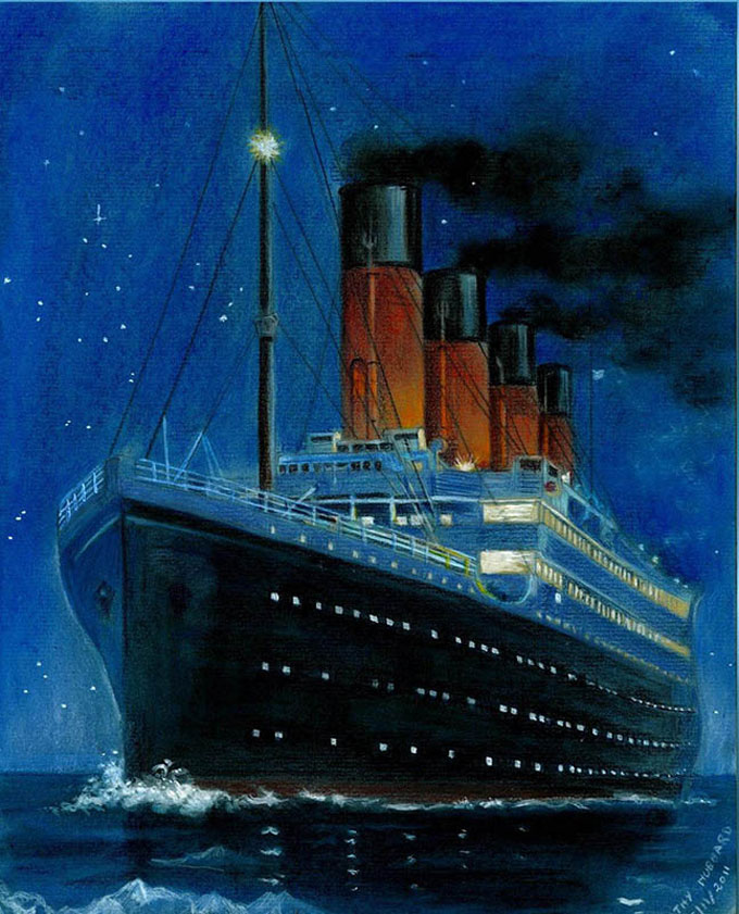 Рисуем Титаник